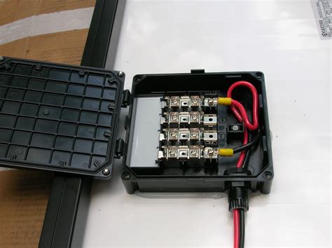 components of array junction box|solar panel roof junction box.